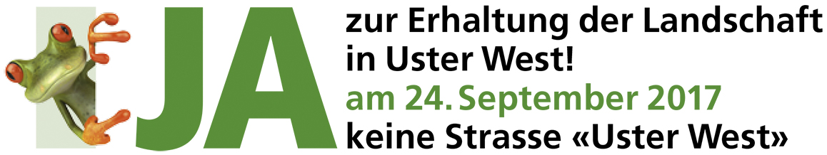 Ja zur Erhaltung der Landschaft Uster West!